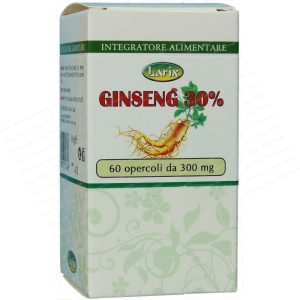 Ginseng 30% 60 cps da 300 mg Integratore Monocomponente
