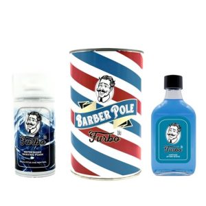 FURBO BLU VINTAGE SET BARBER POLE