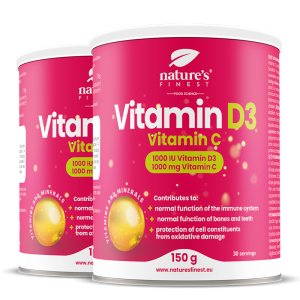 Vitamina D3 + Vitamina C 1+1 GRATIS