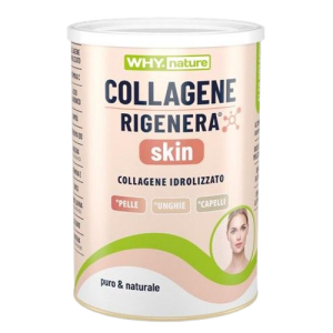 Why Nature - Collagene Rigenera SKIN - Integratore UNGHIE PELLE E CAPELLI - Polvere 321g