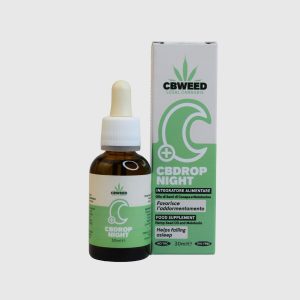 CBDROP NIGHT Melatonina 1mg, O.e. Mandarino, O.e. Lavanda – 30ml – CBweed