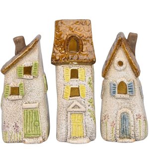 Casetta “Colors” grande in gres assortita – 6 x 5,5 x 13 cm circa