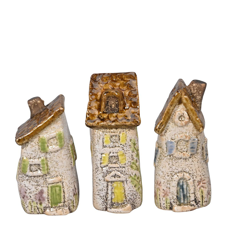 Casetta “Colors” piccola in gres assortita – 3 x 2,5 x 6 cm circa - immagine 2