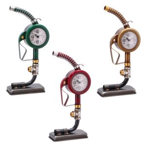 Orologio da Tavolo “Erogatore Benzina Vintage” assortito – 18 x 9 x h 37 cm